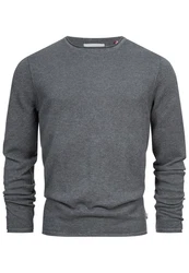 Kronstadt Strickpullover KSPep Dunkelgrau/Grau/Hellgrau