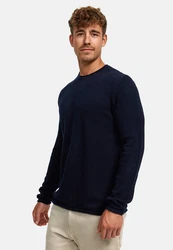 Kronstadt Strickpullover KSPep Dunkelblau/Blau/Hellblau