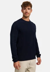 Kronstadt Strickpullover KSPep Dunkelblau/Blau/Hellblau