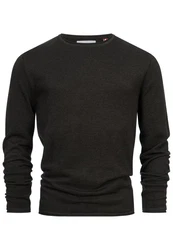 Kronstadt Strickpullover KSPep Schwarz/Dunkelgrün/Dunkelgrau/Khaki