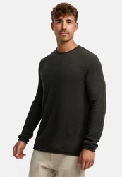 Kronstadt Strickpullover KSPep Schwarz/Dunkelgrün/Dunkelgrau/Khaki