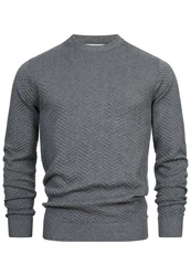 Kronstadt Pullover KSCarlo Carlo Dunkelgrau/Grau/Dunkelblau/Hellgrau