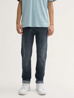 TOM TAILOR Denim Tapered-fit Jeans Superflex Slim Tapered Jeans Grau/Dunkelblau/Hellblau/Blau