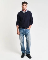 Gant Poloshirt HEAVY RUGGER Blau/Dunkelblau