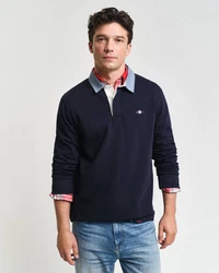 Gant Poloshirt HEAVY RUGGER Blau/Dunkelblau