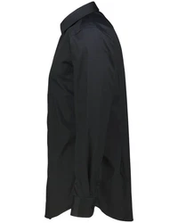 BOSS Langarmhemd H-HANK Slim Fit (1-tlg) Schwarz/Dunkelgrau/Grau