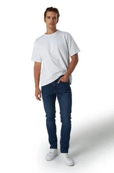 Smith & Solo Slim Fit Jeans Herren Straight Hose Basic Washed 