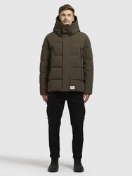 khujo Steppjacke TATO Dunkelgrün/Khaki