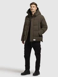 khujo Steppjacke TATO Dunkelgrün/Khaki
