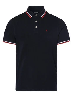 Jack & Jones Shirt JJEPaulos Dunkelblau/Rot Jack & Jones Shirt JJEPaulos Dunkelblau/Rot