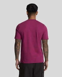 Lyle & Scott T-Shirt Plain gelb/rubinrot/schwarz