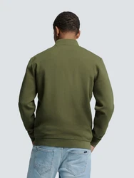 NO EXCESS Sweatshirt Full Zipper Pique Bomber 