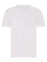 HUGO T-Shirt RN TRIPLET Weiß/Rot