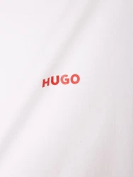 HUGO T-Shirt RN TRIPLET Weiß/Rot