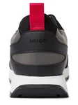 HUGO Sneaker Icelin Runn Dunkelgrau/Beige/Dunkelrot/Rot/Schwarz/Grau