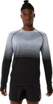 Asics Langarmshirt SEAMLESS LS TOP Schwarz/Grau/Dunkelgrau/Dunkelblau