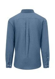 Langarmhemd mit klassischem Button-Down-Kragen