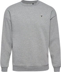 hummel Sweatshirt hmlLOOSE CREWNECK Grau