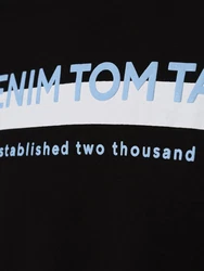TOM TAILOR DENIM T-Shirt mit Logo-Print 