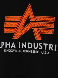 ALPHA INDUSTRIES Shirt T-Shirt Schwarz/Rot