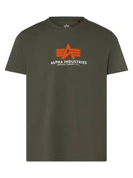 ALPHA INDUSTRIES Shirt T-Shirt Dunkelgrün