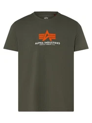 ALPHA INDUSTRIES Shirt T-Shirt Dunkelgrün