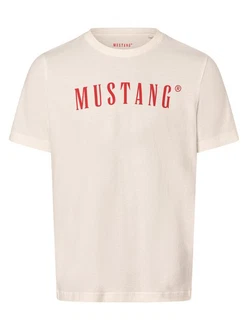 MUSTANG T-Shirt Austin Beige/Rot/Khaki/Rosa