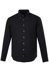 JP1880 Businesshemd Flanellhemd Langarm Buttondown-Kragen Dunkelblau/Schwarz/Hellblau