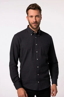JP1880 Businesshemd Flanellhemd Langarm Buttondown-Kragen JP1880 Businesshemd Flanellhemd Langarm Buttondown-Kragen