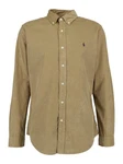 Polo Ralph Lauren Langarmhemd Custom Fit Khaki/Braun/Beige/Dunkelgrün