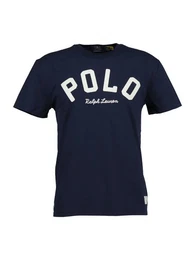 Kurzarmshirt T-Shirt mit Polo-Logo - Gerade