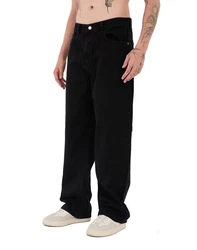 Denim House Relax-fit Jeans Baggy Jeans Herren Relaxed Fit Denim HIP HOP Schwarz