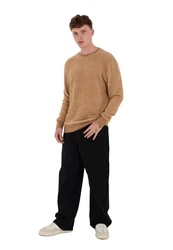 Denim House Relax-fit Jeans Baggy Jeans Herren Relaxed Fit Denim HIP HOP Schwarz
