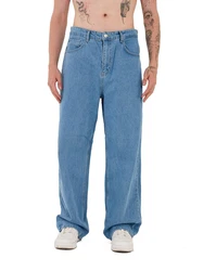 Denim House Relax-fit Jeans Baggy Jeans Herren Relaxed Fit Denim HIP HOP Hellblau
