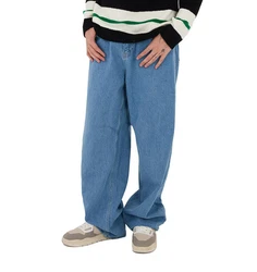 Denim House Relax-fit Jeans Baggy Jeans Herren Relaxed Fit Denim HIP HOP Hellblau