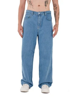 Denim House Relax-fit Jeans Baggy Jeans Herren Relaxed Fit Denim HIP HOP Hellblau Denim House Relax-fit Jeans Baggy Jeans Herren Relaxed Fit Denim HIP HOP Hellblau