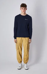 Champion Langarmshirt Crewneck Long Sleeve T-Shirt Dunkelblau