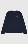 Champion Langarmshirt Crewneck Long Sleeve T-Shirt Dunkelblau
