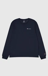 Champion Langarmshirt Crewneck Long Sleeve T-Shirt Dunkelblau