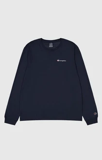 Champion Langarmshirt Crewneck Long Sleeve T-Shirt Dunkelblau Champion Langarmshirt Crewneck Long Sleeve T-Shirt Dunkelblau
