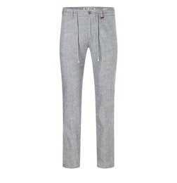 Stoffhose Herren Hose mit Leinen LENNOX SPORT Modern Fit (1-tlg)