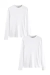 Next Thermounterhemd 2er-Pack Thermo-Langarmshirts 