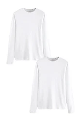 Next Thermounterhemd 2er-Pack Thermo-Langarmshirts 