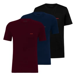 Unterziehshirt Crew-Neck T-Shirt (3-St., 3 Stck) mit Logo-Print