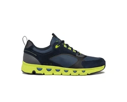 Geox Spherica Sneaker Dunkelblau/Hellblau/Grün/Gelb