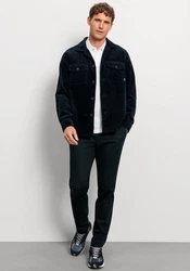 OLYMP Langarmhemd Casual Dunkelblau/Blau/Hellblau
