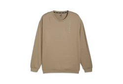 PUMA Sweatjacke STUDIO FOUNDATION Crewneck Khaki/Beige/Braun