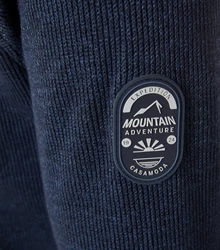 CASAMODA Sweatshirt uni Dunkelblau/Blau/Hellblau