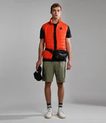 Napapijri T-Shirt Regular Fit Schwarz/Dunkelblau