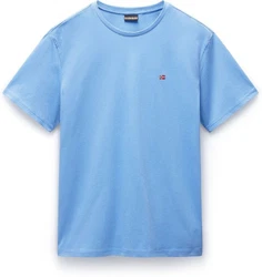 Napapijri T-Shirt Regular Fit Blau/Hellblau